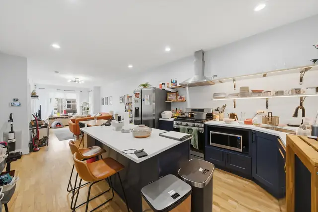 Renovated kitchen with island