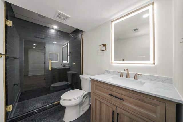 Renovated bathroom
