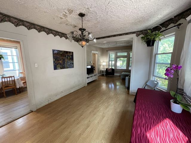 Living and dining rooms before renovation