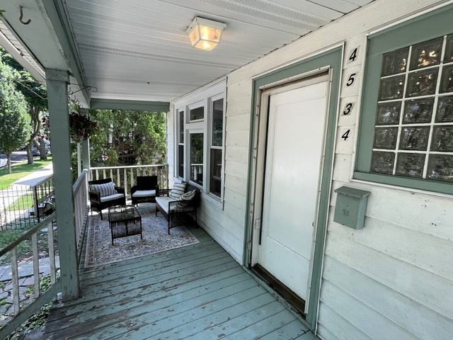 Front porch before renovation